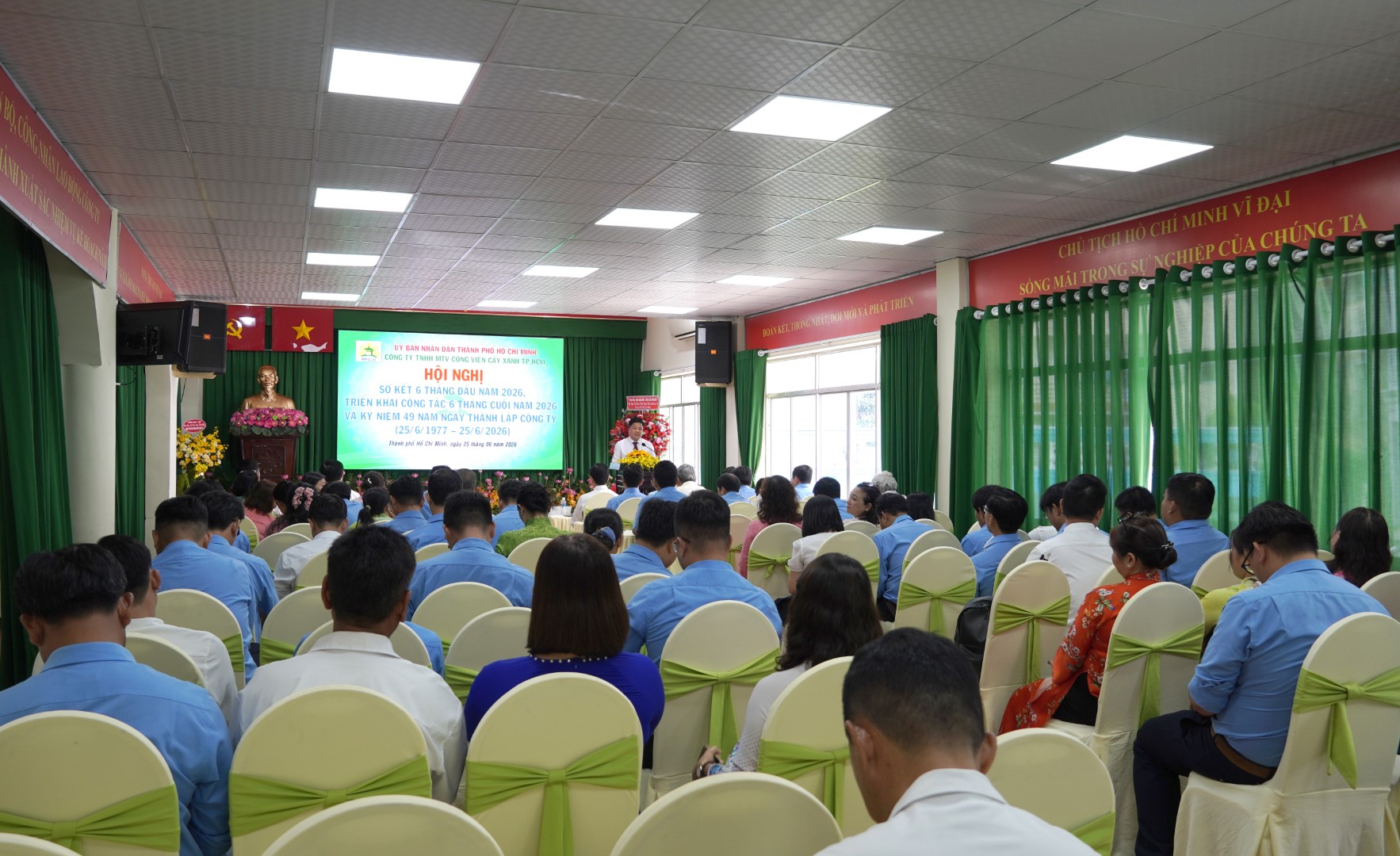 Hội nghị Sơ kết 6 tháng đầu năm 2026, triển khai công tác 6 tháng cuối năm 2026 và và Kỷ niệm 49 năm ngày thành lập Công ty